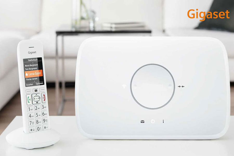 Moderne und elegante Telefone